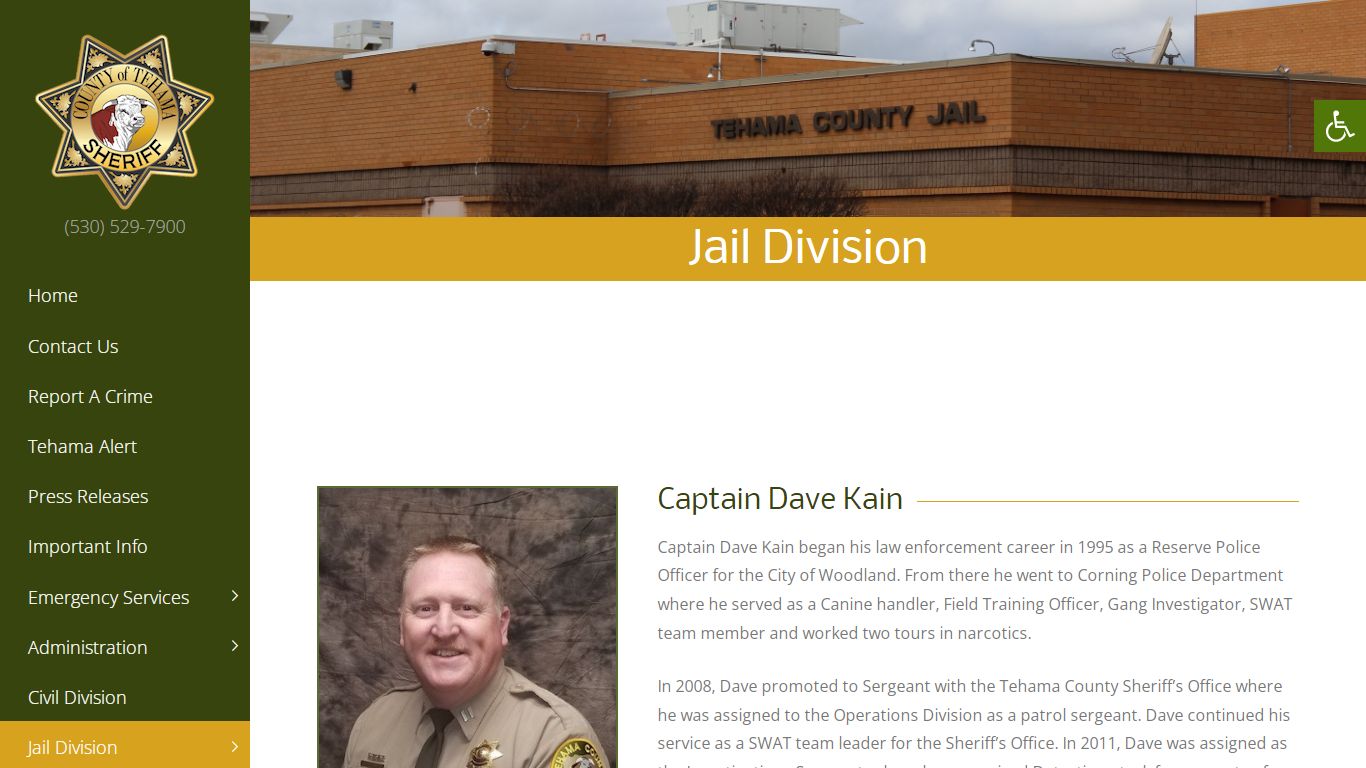 Jail Division - Tehama County Sheriff’s Office